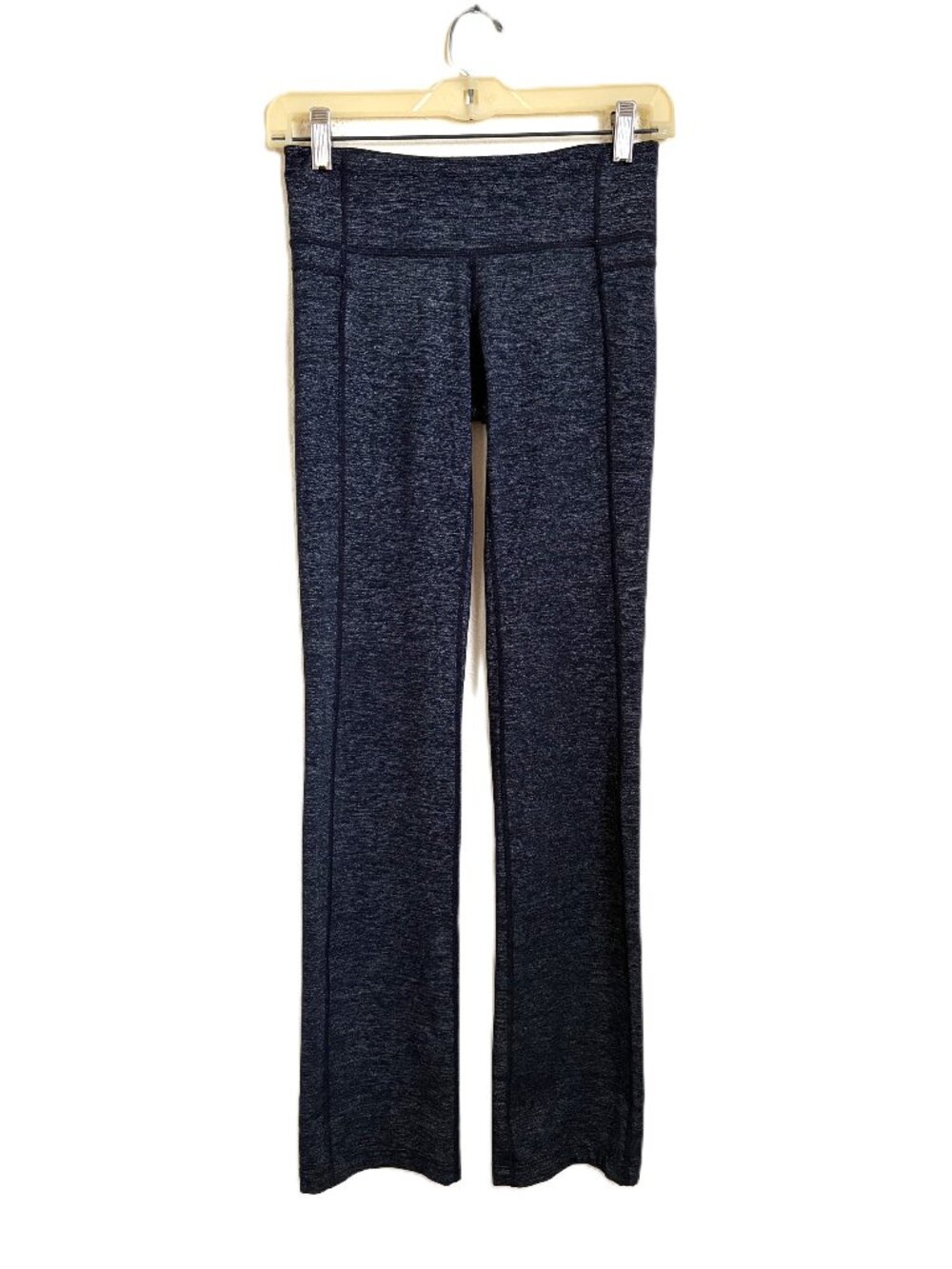 Athleta Straight Up Pant Flare Leg Leggings Heather Gray Black XS Yoga Athletic
